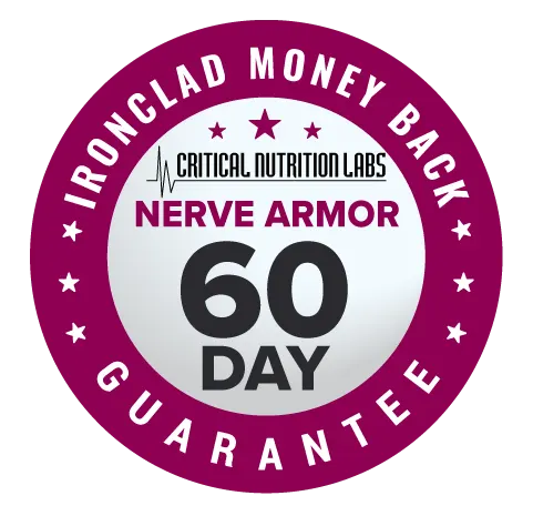 Nerve Armor Money Back Guarantee Seal